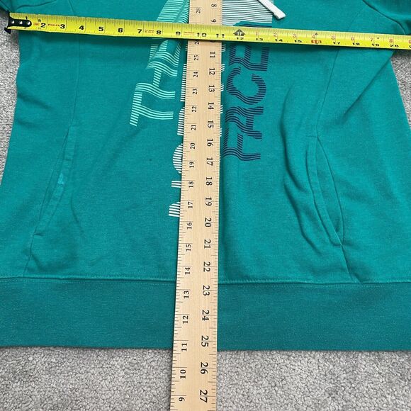 The North Face Pullover Hoodie Sweatshirt Womens Large Green Graphic Casual - Picture 7 of 15